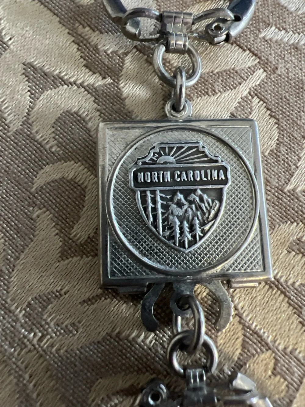Vintage North Carolina Keychain Gift Travel